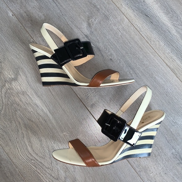 Kate Spade Colour Block Sandal Size 7 - Picture 5 of 10